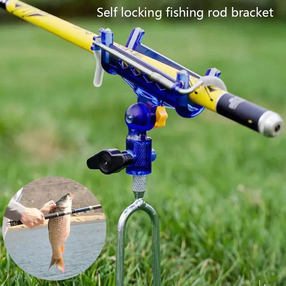 Earthing Grounding Rod - Adjustable Universal Fishing Rod Ground Stand