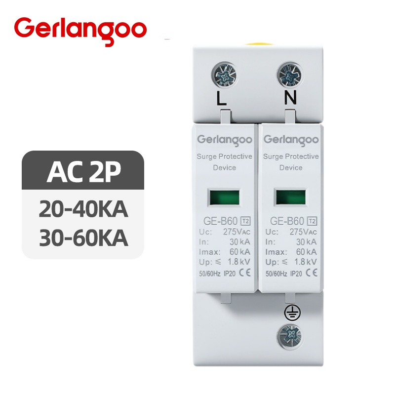 Ac Surge Protector - AC SPD 2P House Surge Protector