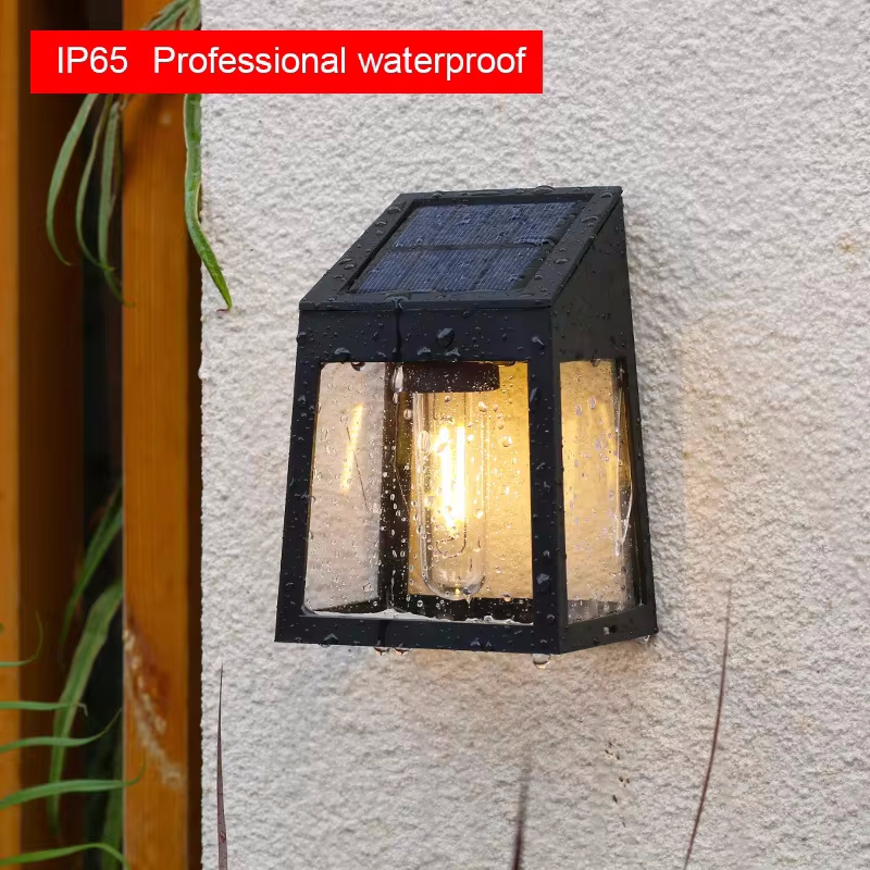 Solar Wall Light Outdoor Water - đánh giá và giá Waterproof Junction Box Solar