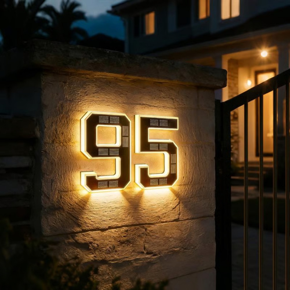 New Solar Address Sign LED Hou - đánh giá và giá Waterproof Junction Box Solar