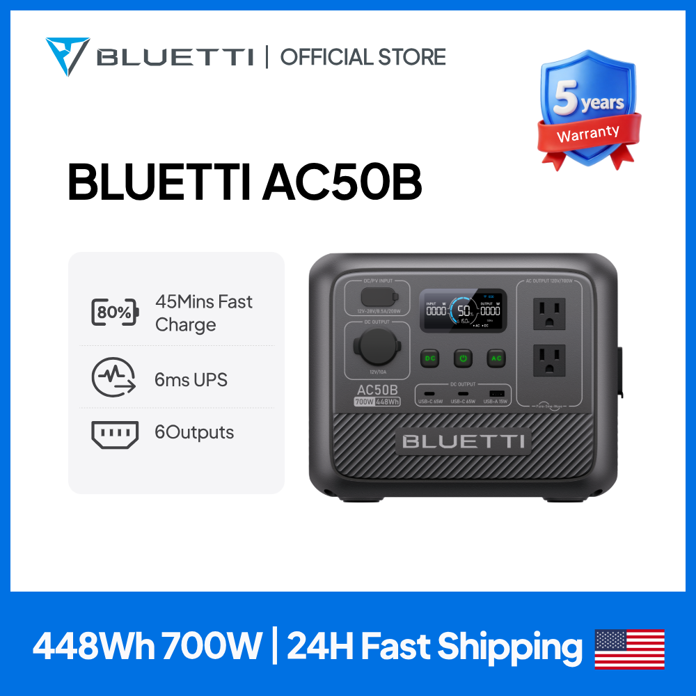 BLUETTI AC50B Portable Power S - đánh giá và giá Lifepo4 Battery Pack