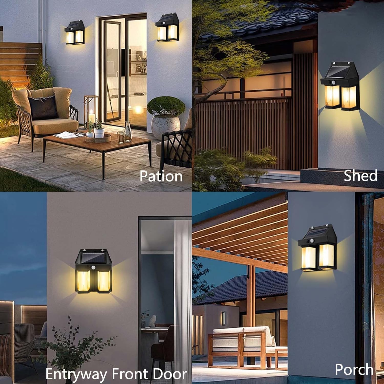 Solar Powered Wall Light Vinta - đánh giá và giá Waterproof Junction Box Solar