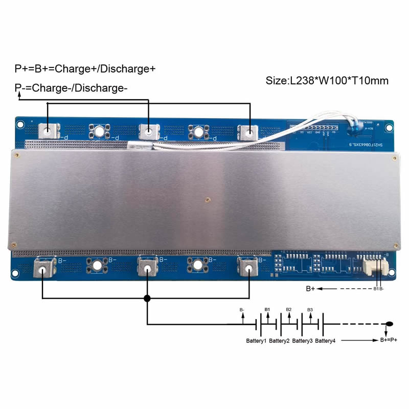 16S 100A BMS for 48V Li-ion/Li - đánh giá và giá Lifepo4 Battery Pack