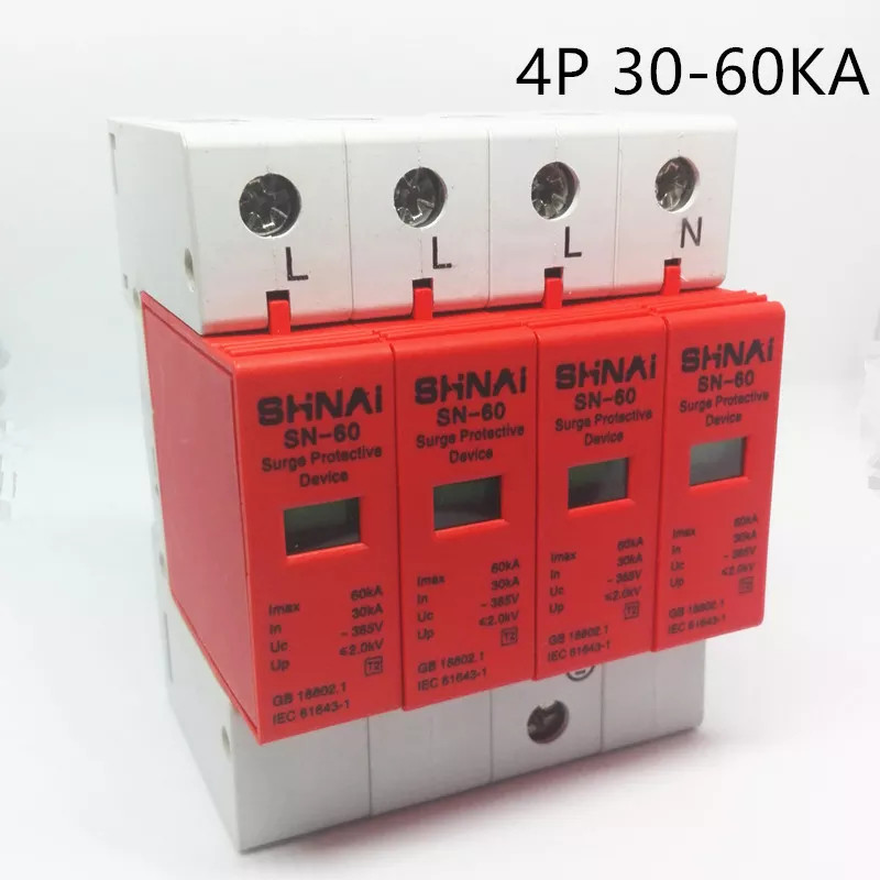 SPD 20KA 40KA 30KA 60KA 1P 2P  - đánh giá và giá Ac Surge Protector