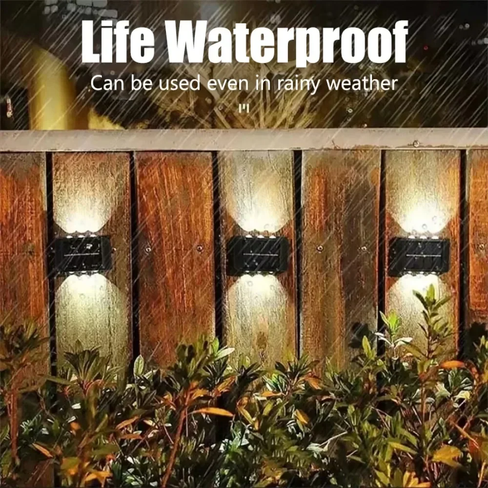4/6/8 LED Solar Outdoor Light  - đánh giá và giá Waterproof Junction Box Solar