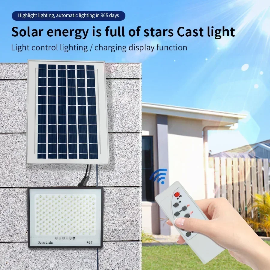 500W Solar Lights Outdoor Gard - đánh giá và giá Waterproof Junction Box Solar