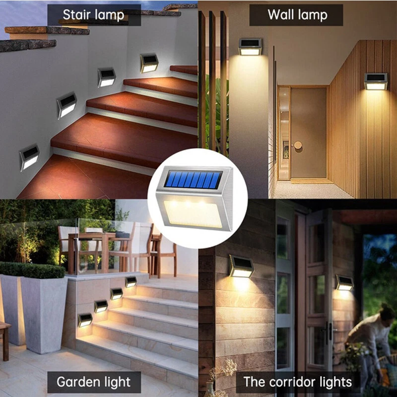 Solar Step Lights Outdoor Wate - đánh giá và giá Waterproof Junction Box Solar