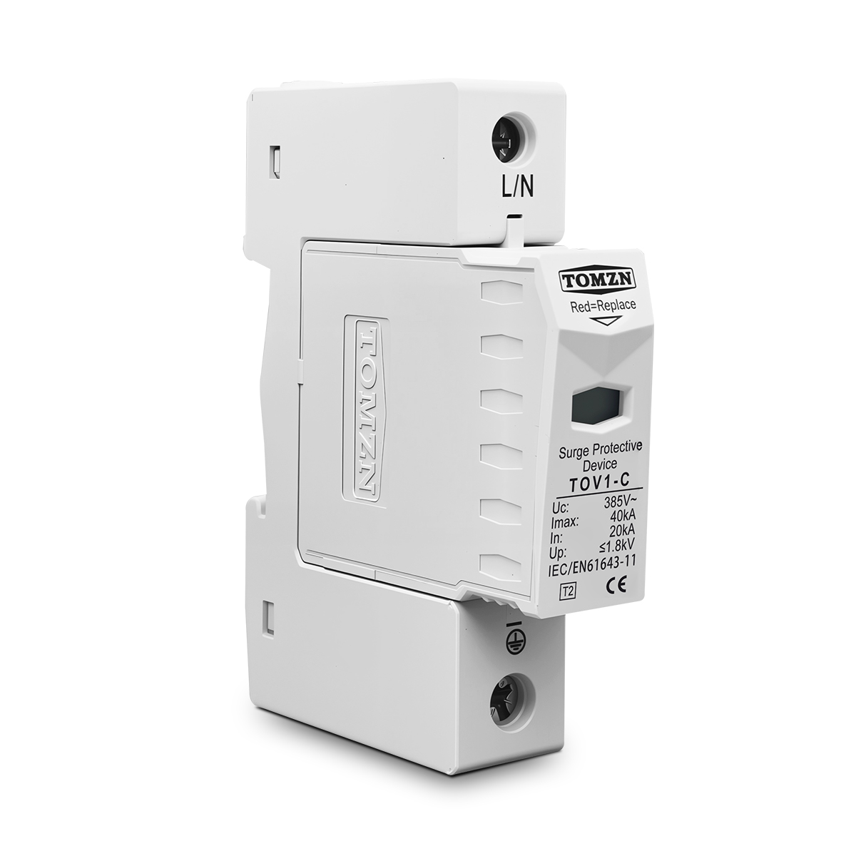 AC SPD 1P 20KA 40KA 60KA 275V  - đánh giá và giá Ac Surge Protector