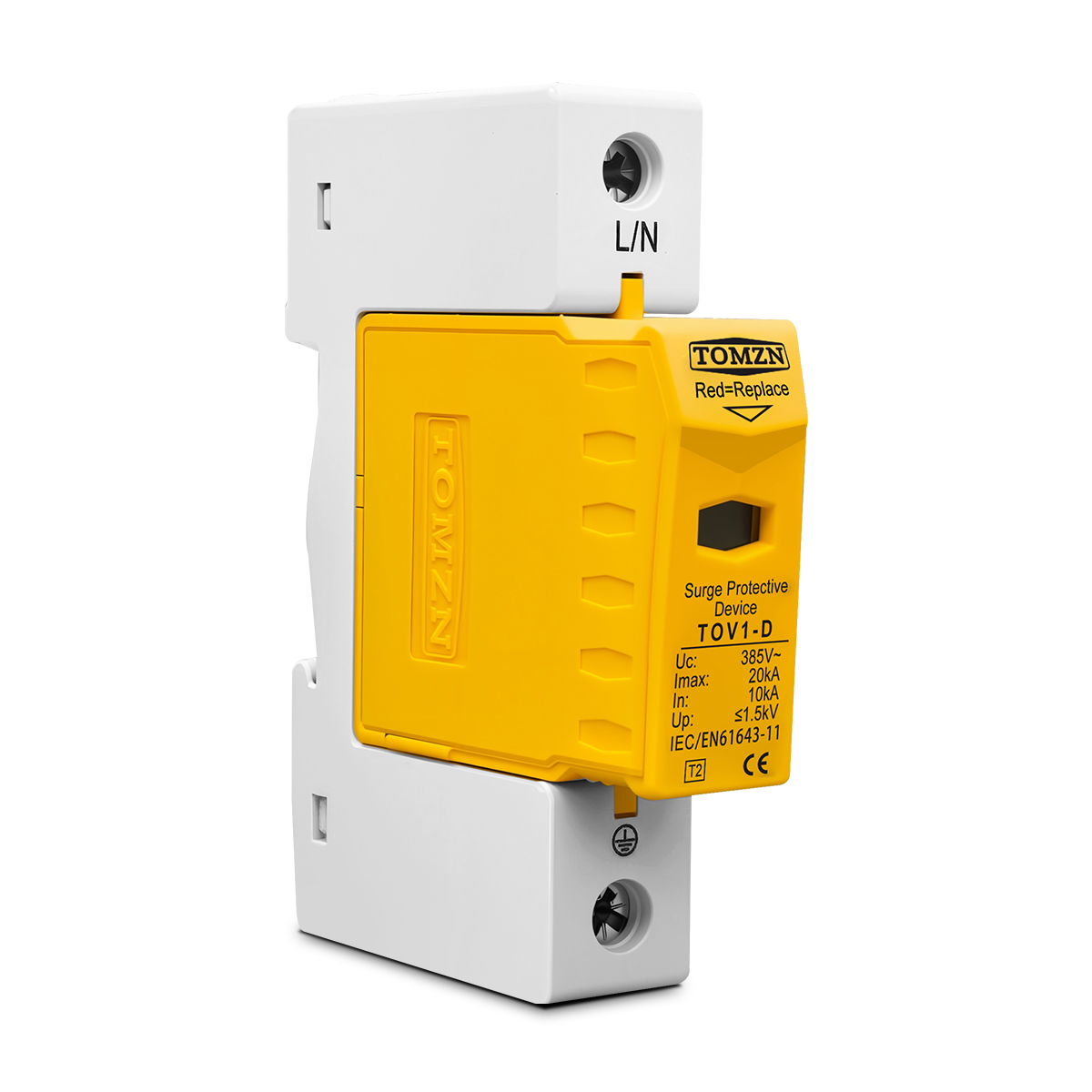 AC SPD 1P 20KA 40KA 60KA 275V  - đánh giá và giá Ac Surge Protector