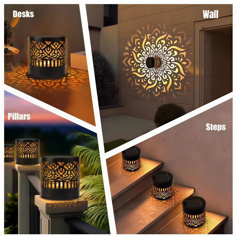 1/2PCS Solar Mandala Wall Lamp - đánh giá và giá Waterproof Junction Box Solar
