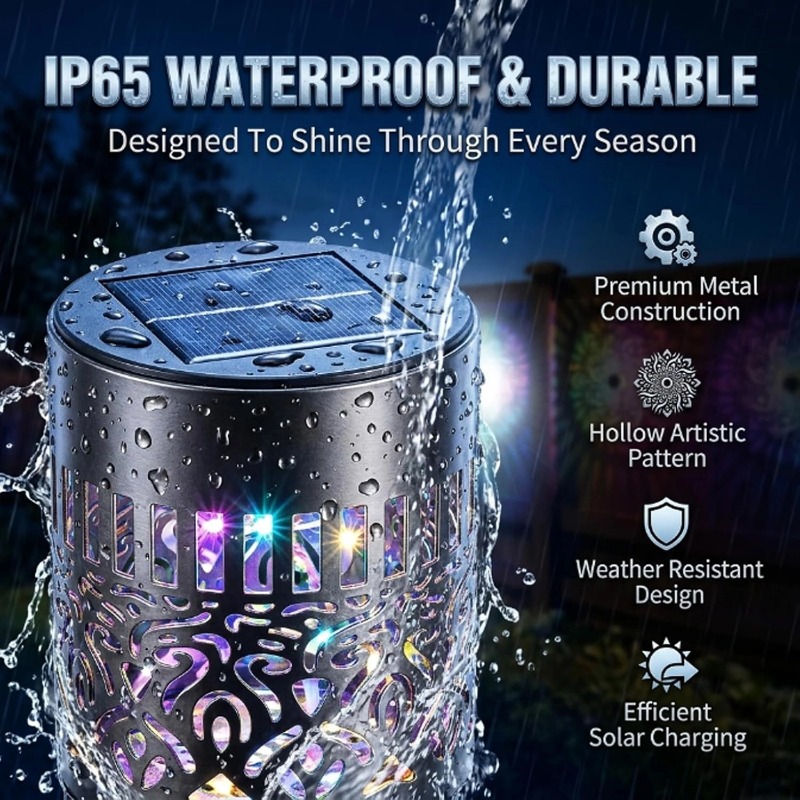 1/2PCS Solar Mandala Wall Lamp - đánh giá và giá Waterproof Junction Box Solar