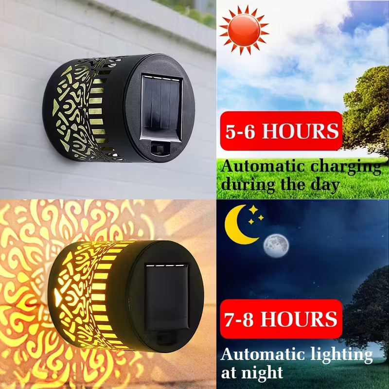 Solar LED Wall Light Mandala P - đánh giá và giá Waterproof Junction Box Solar
