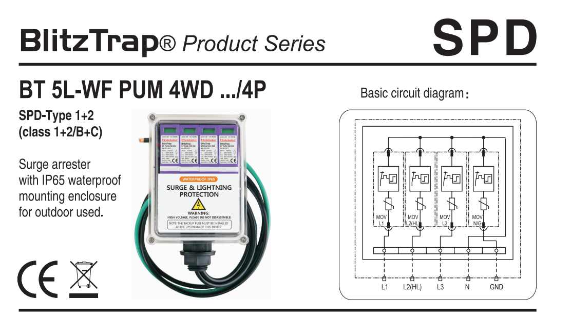 UL 1449 Surge Protector T1 + T - đánh giá và giá Ac Surge Protector