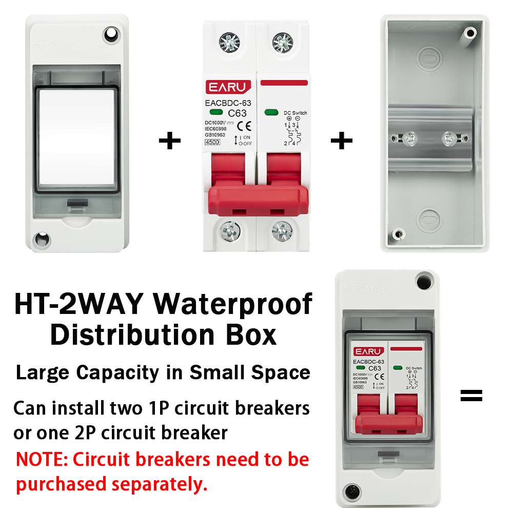 HT-2 IP65 Waterproof Distribut - đánh giá và giá Waterproof Junction Box Solar