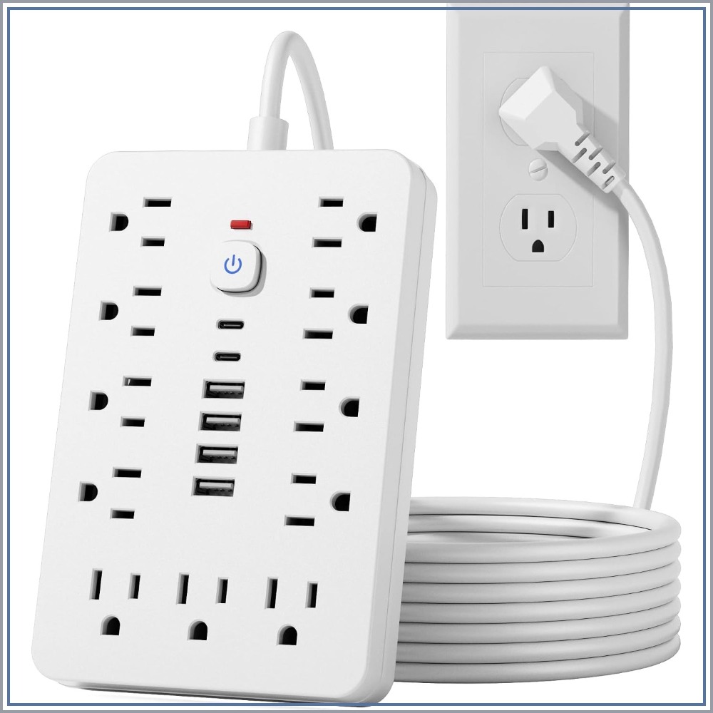 15 FT Flat Plug Surge Protecto - đánh giá và giá Ac Surge Protector